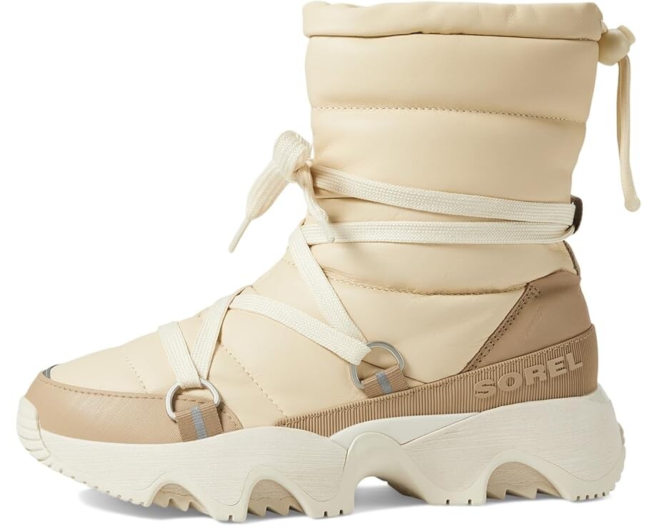 Сапоги дутики женские SOREL Kinetic Impact NXT Boot зимние водонепроницаемые, кремовый — фото 4