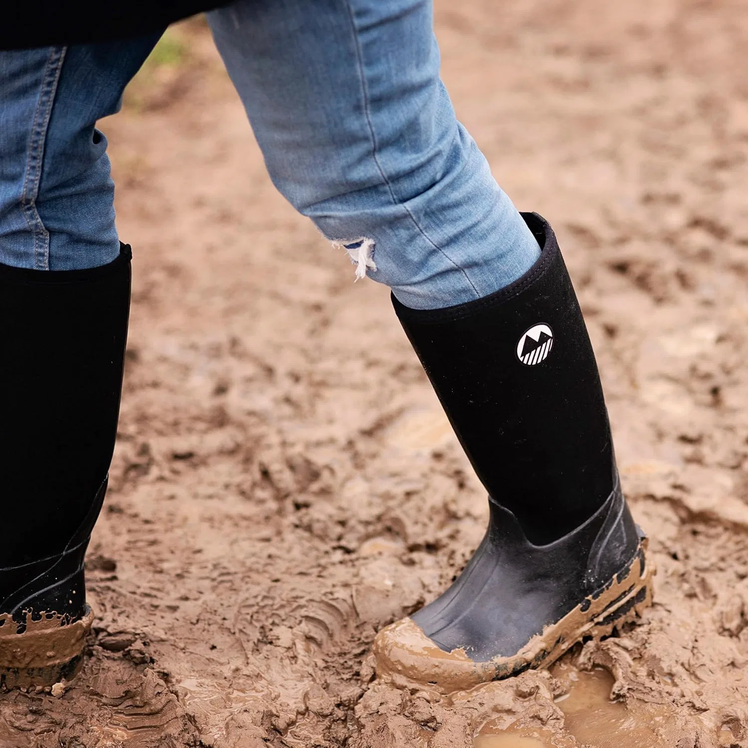 Резиновые ботинки Lakeland Active Rydal для мужчин из неопрена, Black — фото 2