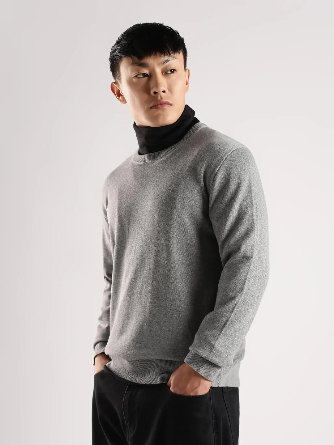 Calvin Knit Campus Crew Neck Cotton CK Golf Sweater Calvin Klein — фото 4
