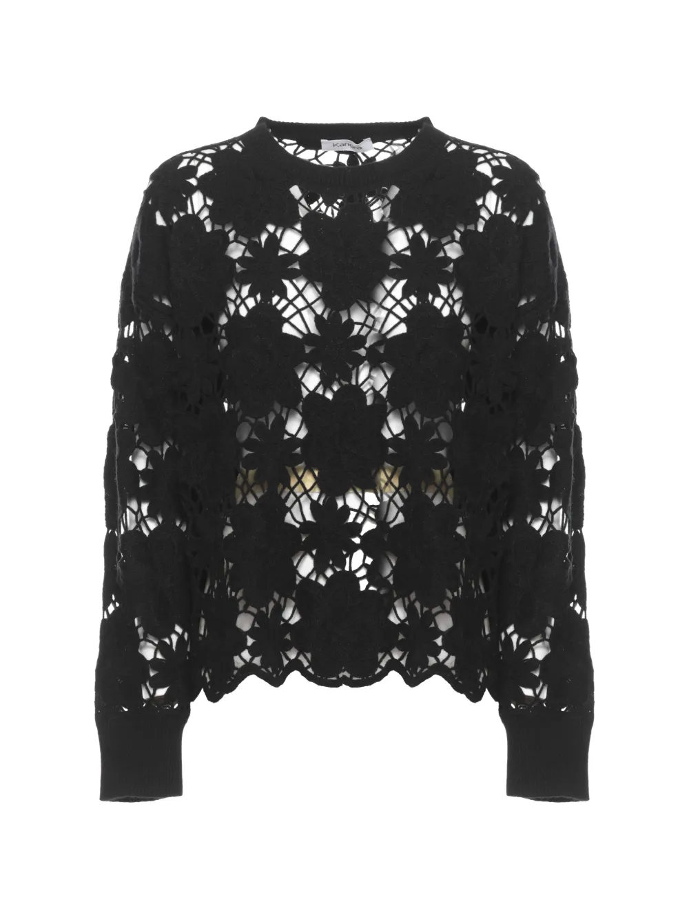 

Ажурный свитер Kangra, черный