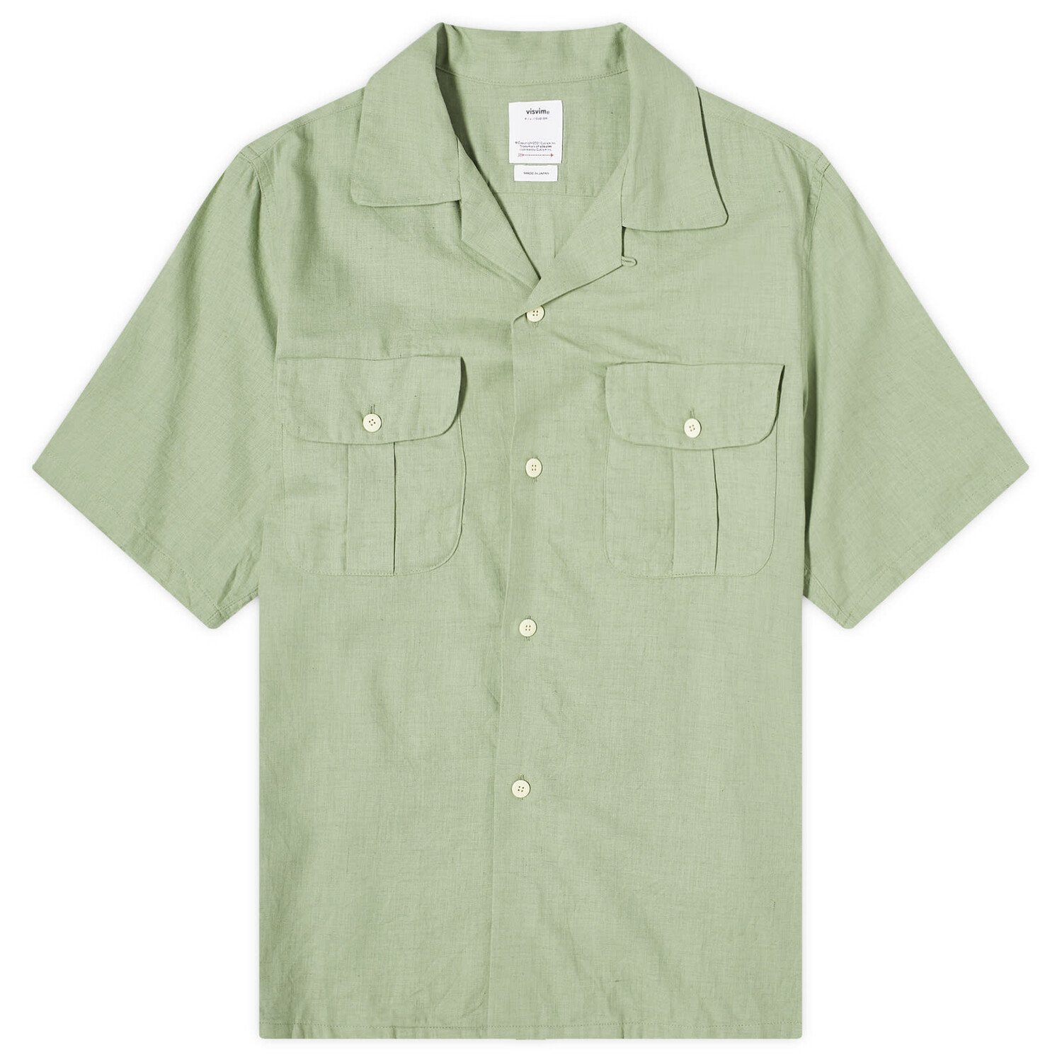 

Рубашка Visvim Keesey Short Sleeve Shirt, зеленый