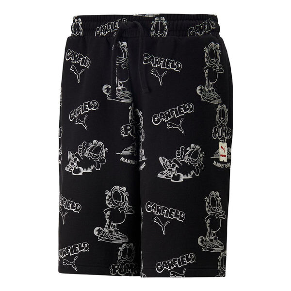 

Шорты x garfield all over printed shorts 'black' Puma, черный