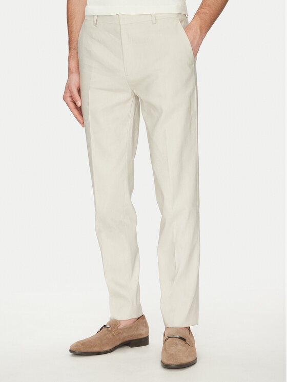 

Узкие брюки K10K114400 Calvin Klein, бежевый