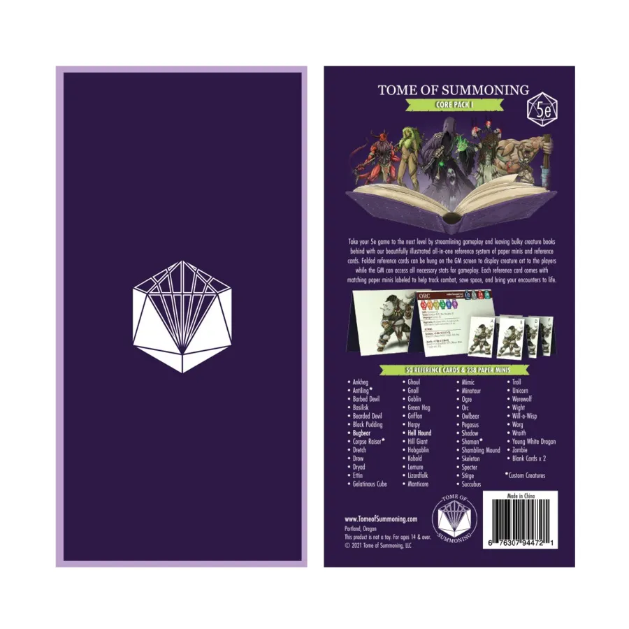 

Бокс-сет Core Pack I, Tome of Summoning