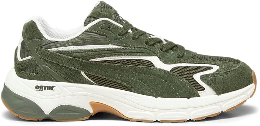 

Мужские кроссовки PUMA Teveris Nitro с шнуровкой, повседневные - зеленые