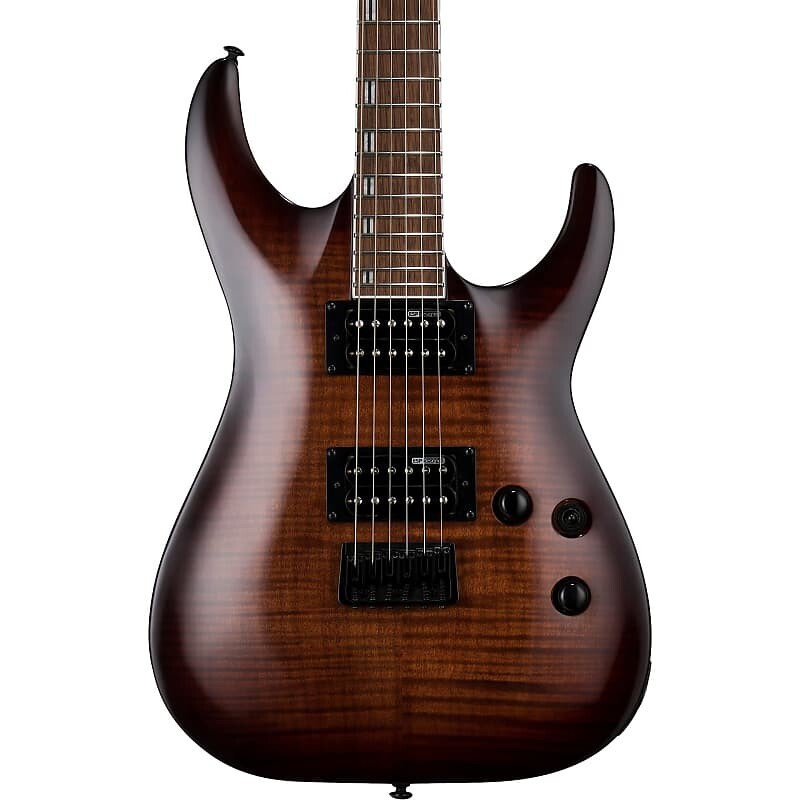

Электрогитара ESP LTD H-200 Flamed Maple Electric Guitar, Dark Brown Sunburst