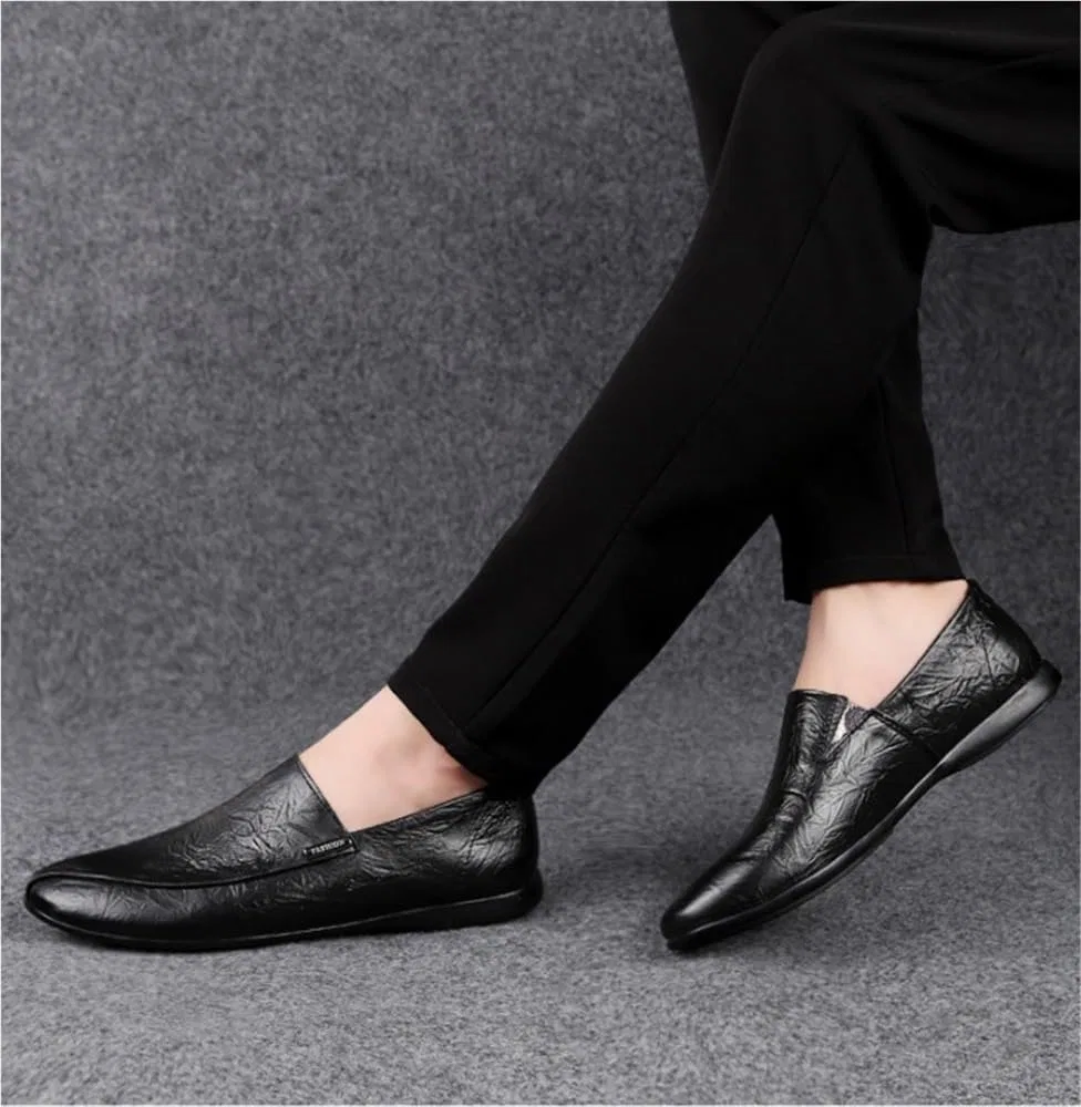 Лоферы мужские Slip Resistant, Brown UOPYNE — фото 4