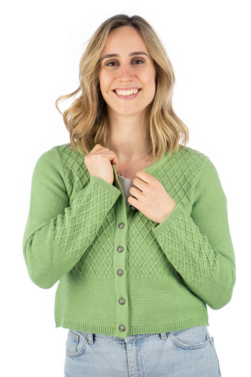 

Кардиган OS Trachten Strickjacke Swoyar, цвет khaki/schlamm