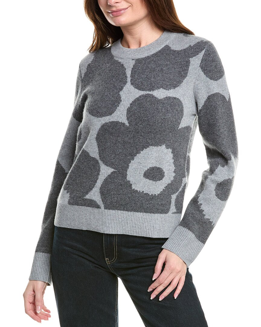

Свитер Marimekko Aukio из смеси шерсти и кашемира, серый