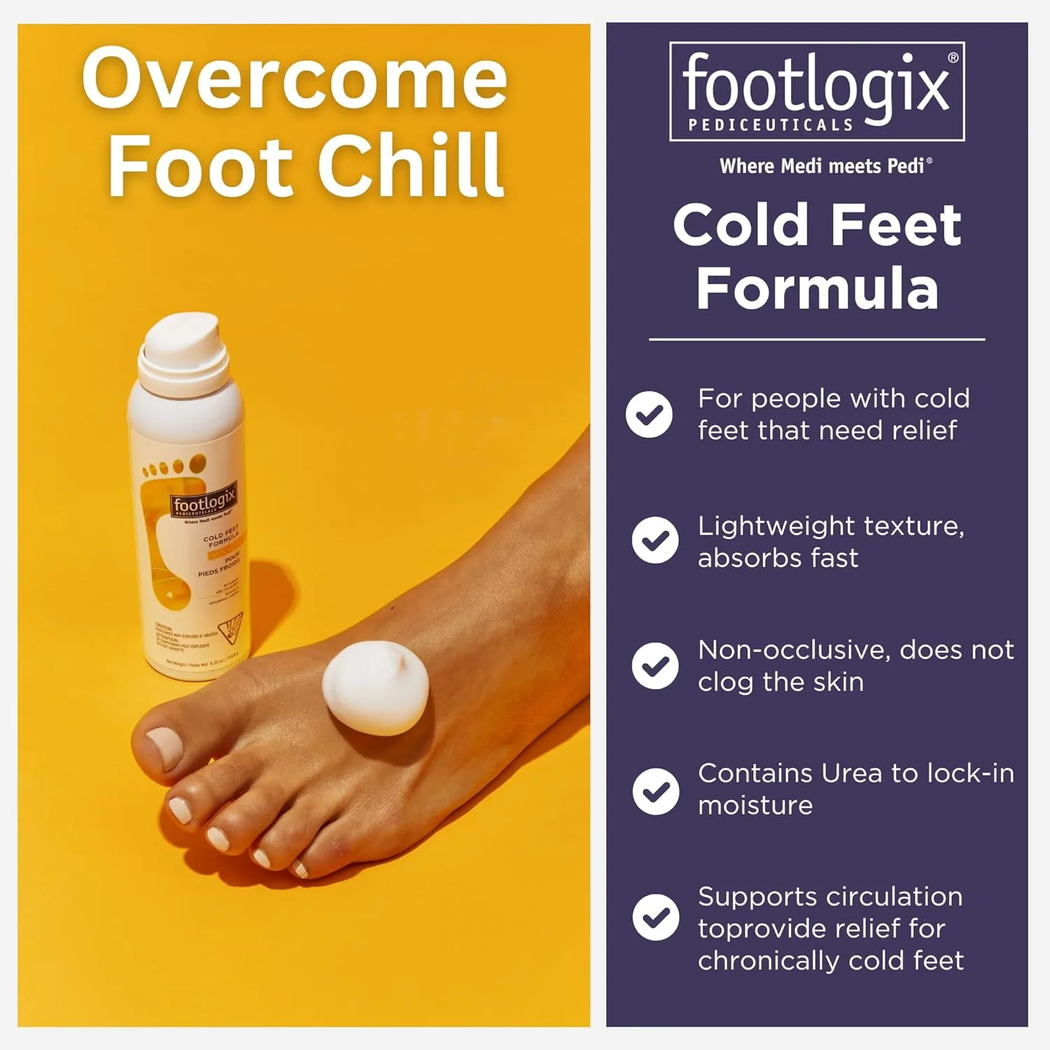 FOOTLOGIX Cold Feet Formula, 4.23 унции — фото 4
