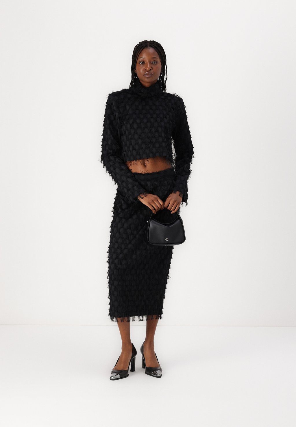 

Блуза LYNETTE ABSTRACT FRINGES DAY Birger et Mikkelsen, черный