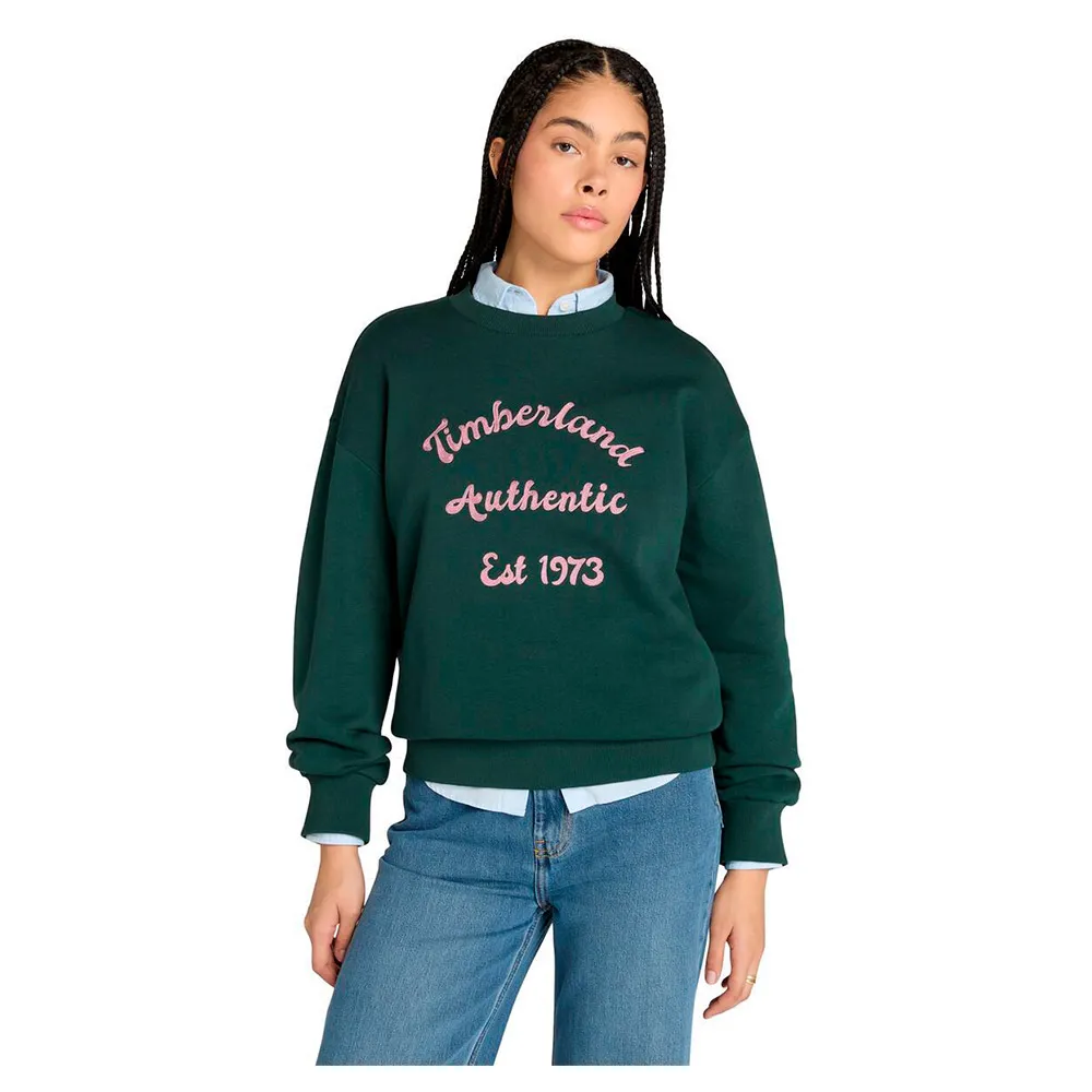 

Толстовка Timberland Brushed Back Chest Graphic, зеленый