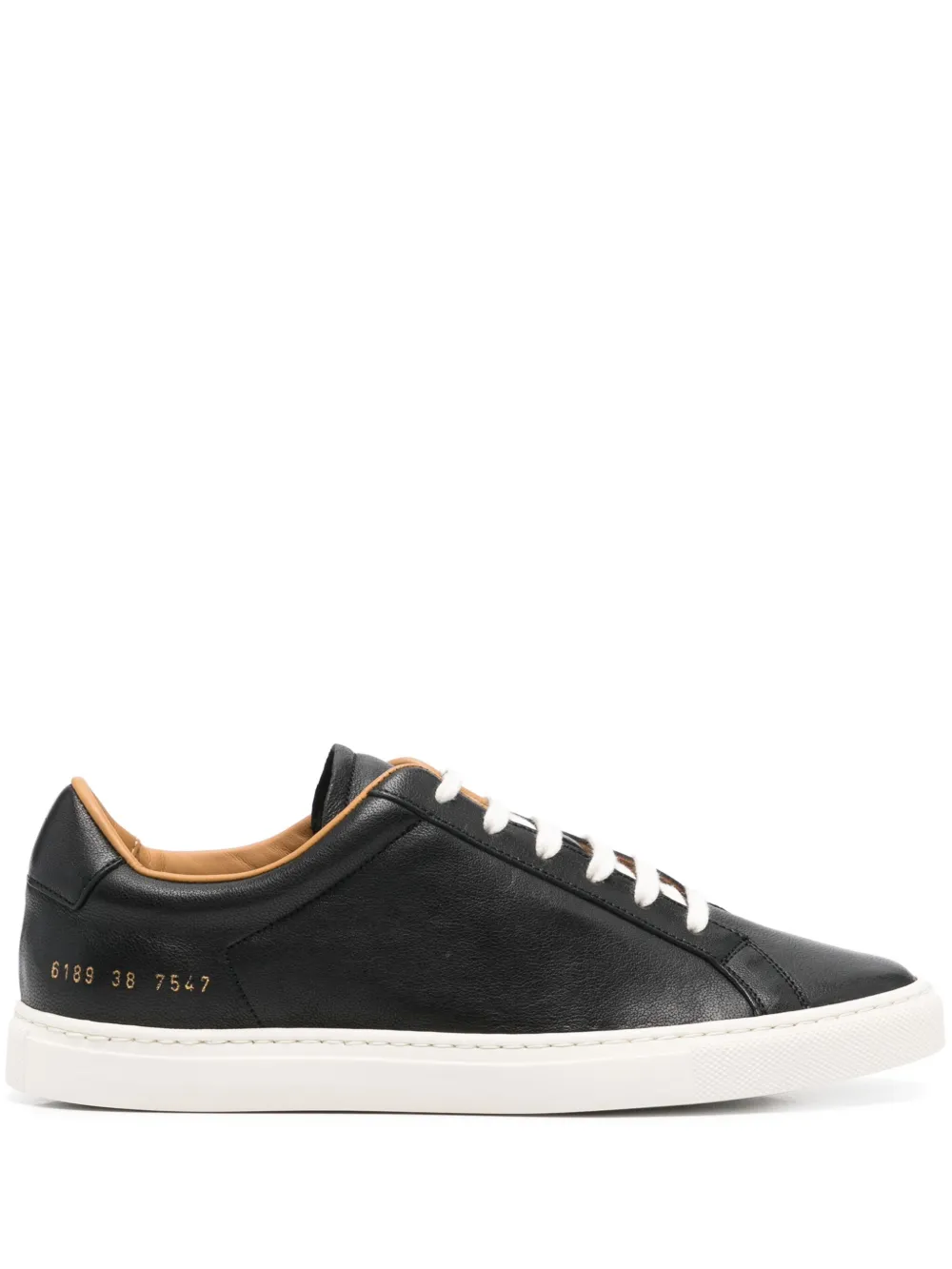 Кожаные кроссовки Common Projects, черный