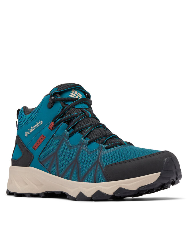 Треккинговые ботинки Columbia Peakfreak II Mid Outdry 2100691, бирюзовый — фото 2