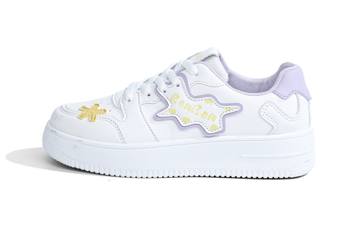 

Кроссовки RENBEN Skateboarding Shoes Women's Low-top, фиолетовый