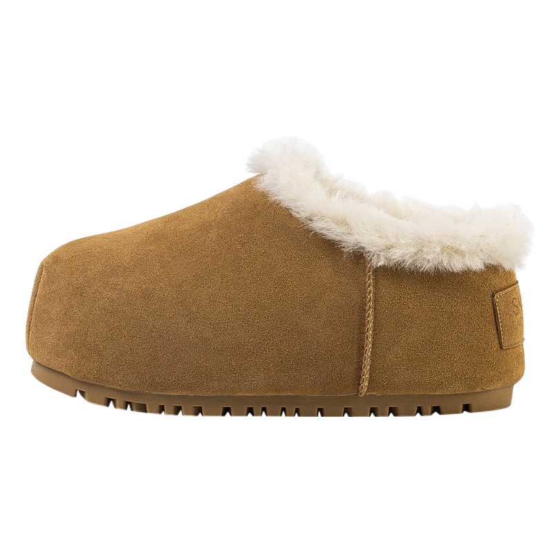 Ботинки Warm Wear-Resistant Height Increasing Ankle-Length Snow Boots Women's Wonderful couple, Camel