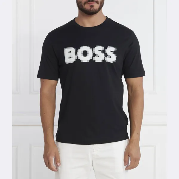 

Футболка стандартного кроя Tedigitallogo Boss, черный
