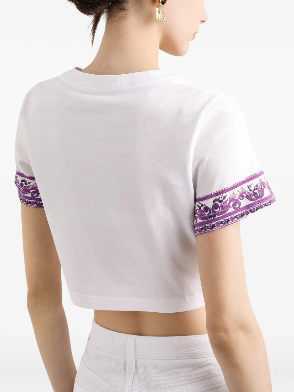 

Футболка с логотипом DOLCE & GABBANA, белый