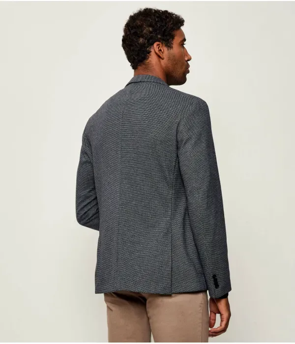 Элегантная куртка C-Hanry-J-252 slim fit Boss, темно-синий — фото 3