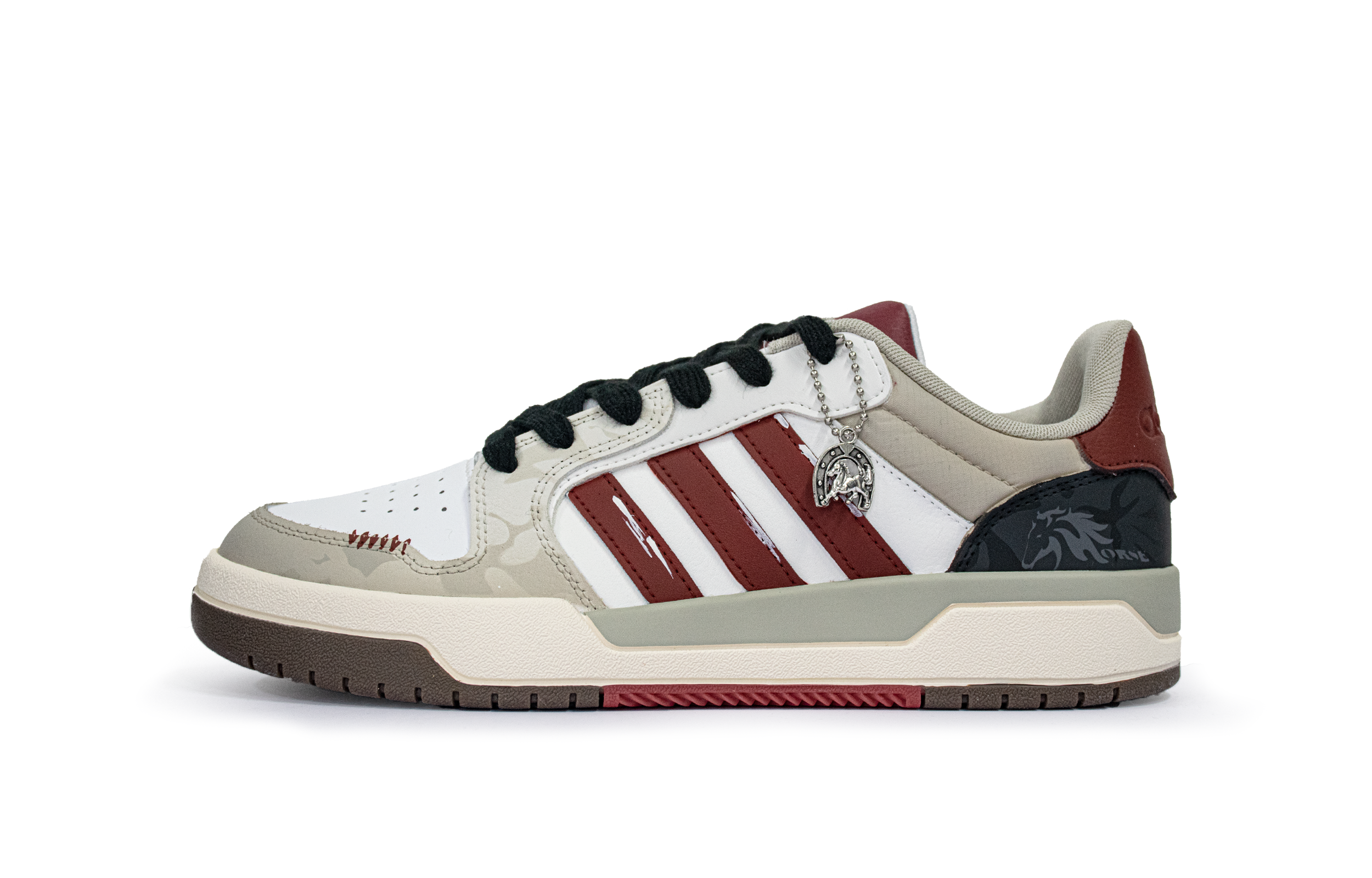 

Adidas Neo Кроссовки для скейтбординга Entrap Light Brown Red Low top Unisex бежевые белые красные