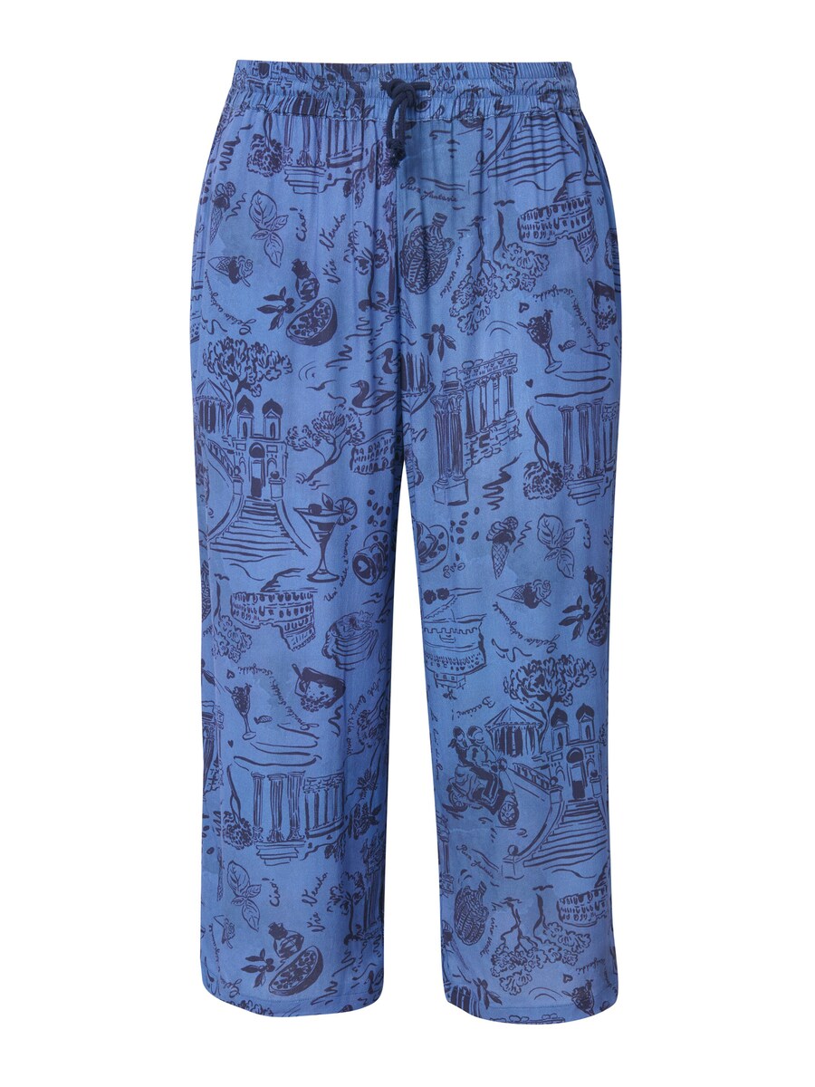 

Брюки свободного кроя Ulla Popken Rose, синий