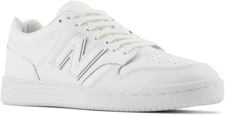 Женские кроссовки New Balance 480 бело-синего цвета — фото 4