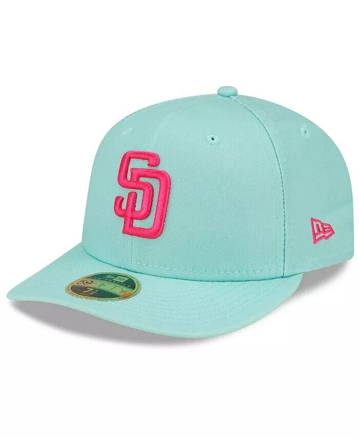 

Мужская мятная приталенная шляпа San Diego Padres City Connect Low Profile 59FIFTY New Era