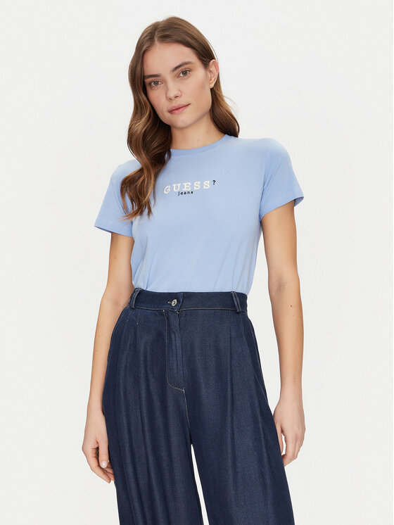 

Футболка обычного кроя W5RI54 J1314 Guess Jeans, синий