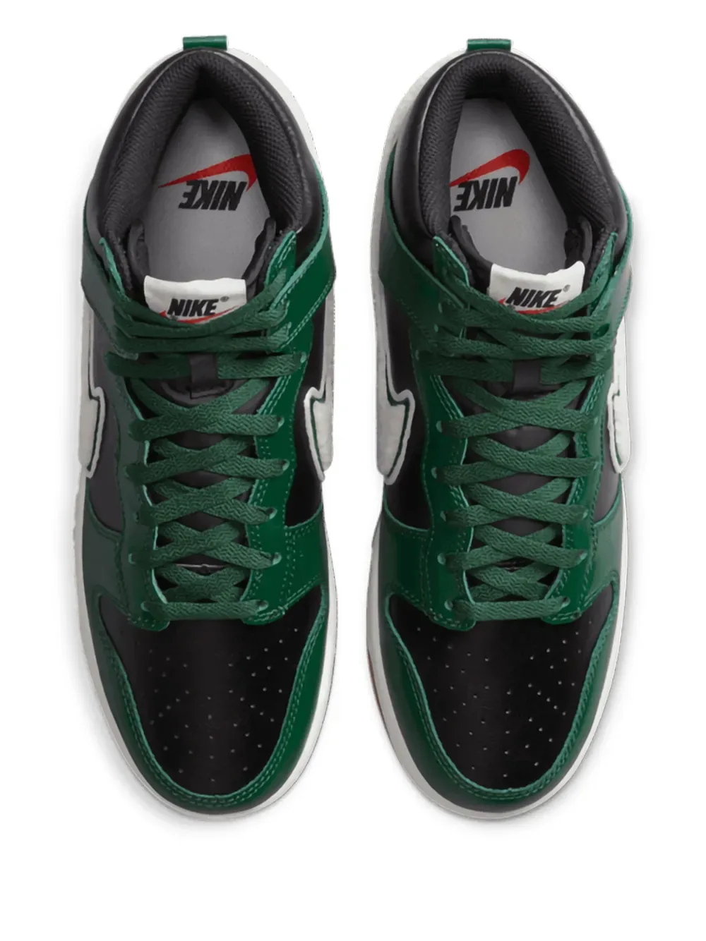 Кроссовки Dunk High Nike, зеленый — фото 2