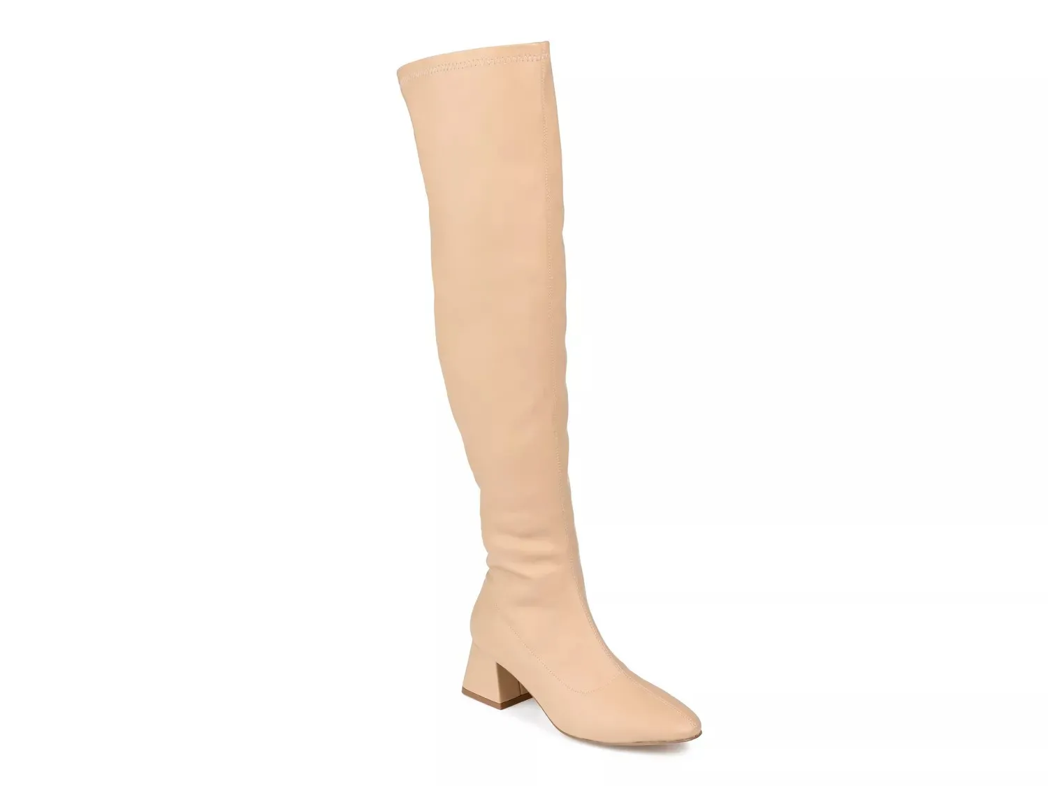 Сапоги выше колена Melika Wide Calf Journee Collection, бежевые