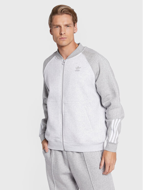 

Толстовка свободного кроя Adidas, серый