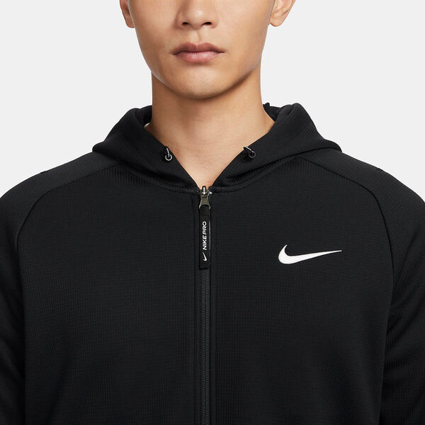 Куртка pro therma fit с капюшоном и застежкой-молнией Nike, черный — фото 2