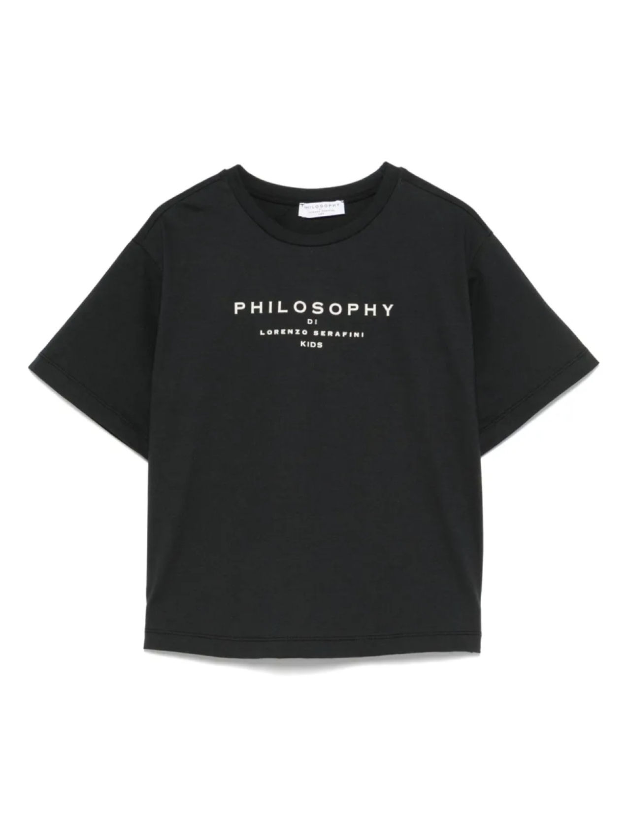 

Футболка с логотипом Philosophy Di Lorenzo Serafini Kids, черный