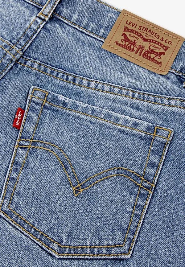 Джинсовые шорты Levi's 94 baggy denim shorts, светло-голубой — фото 4