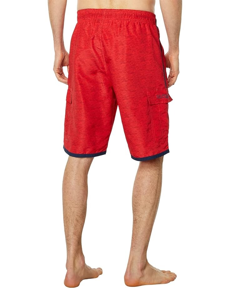 

Шорты для плавания U.S. POLO ASSN. Basic Cargo Swim Shorts, цвет Red Heather