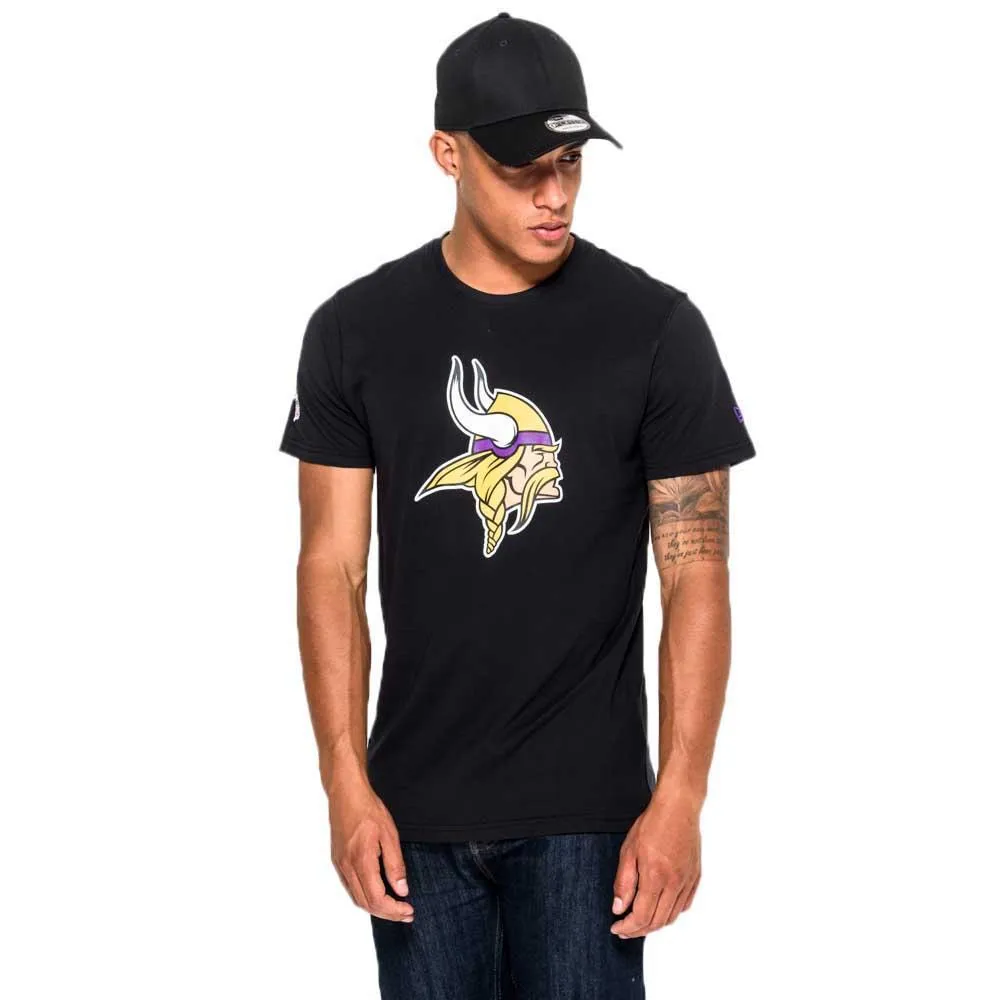 

Футболка с коротким рукавом New Era Minnesota Vikings Team Logo, черный