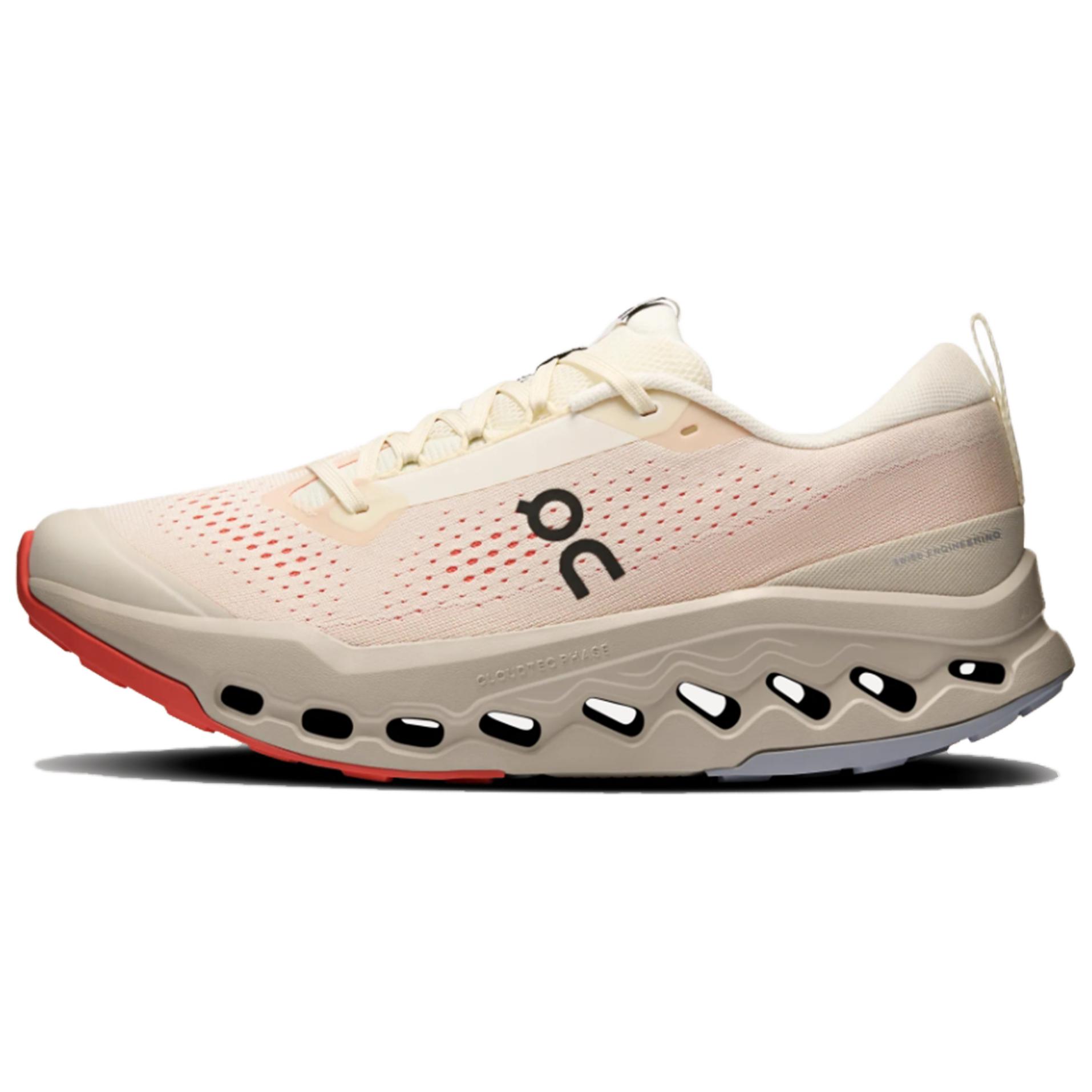 

On Кроссовки Cloudsurfer Trail Shock Absorbers Low Top, мужские, бежево-красные
