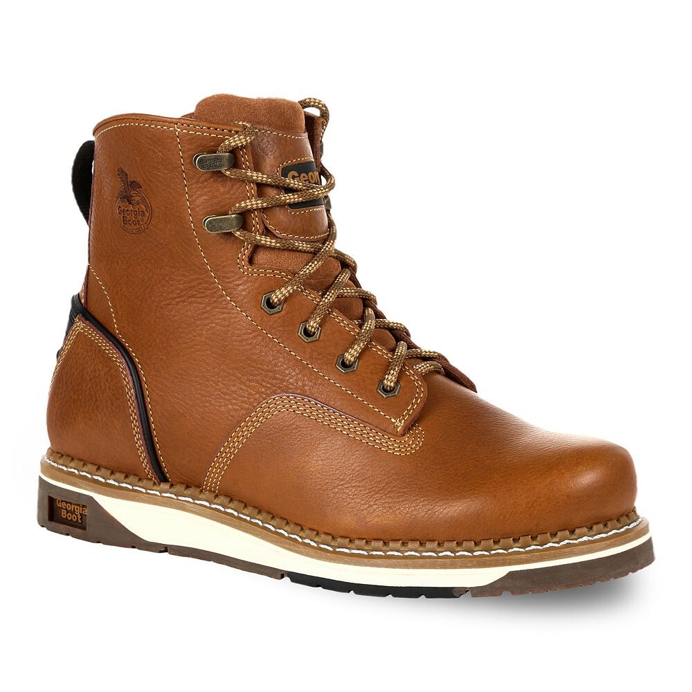 

Georgia Boots Мужские рабочие ботинки на танкетке AMP LT, коричневый
