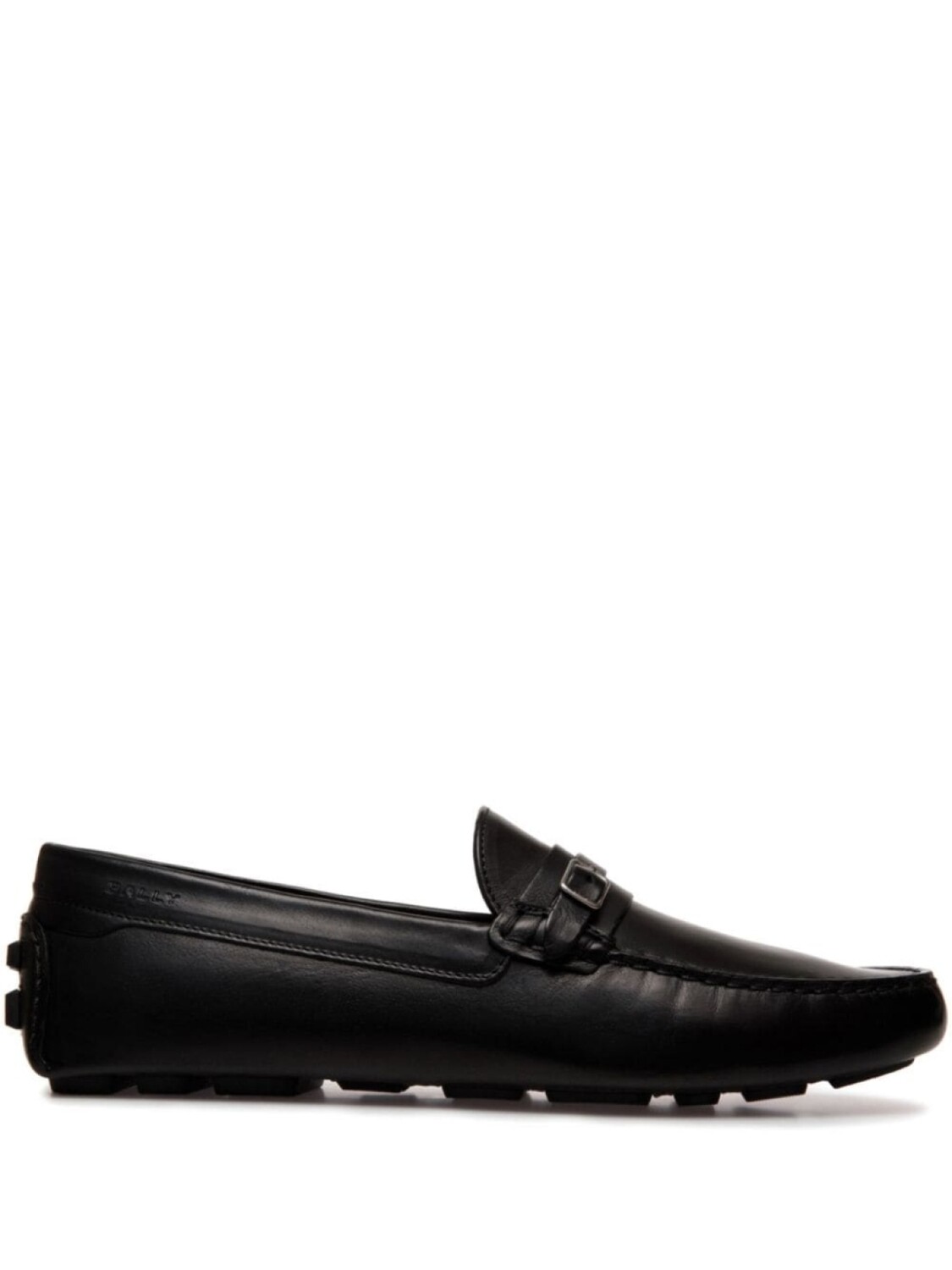 

Bally кожаные мокасины с пряжками, черный