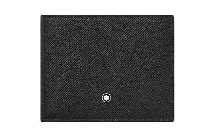 

MONTBLANC Кожаный кошелек мужской черный