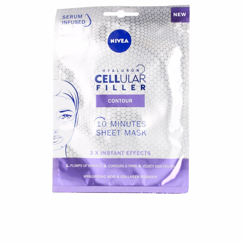 

Маска для лица Hyaluron cellular filler anti-age mascarilla facial Nivea, 1 шт