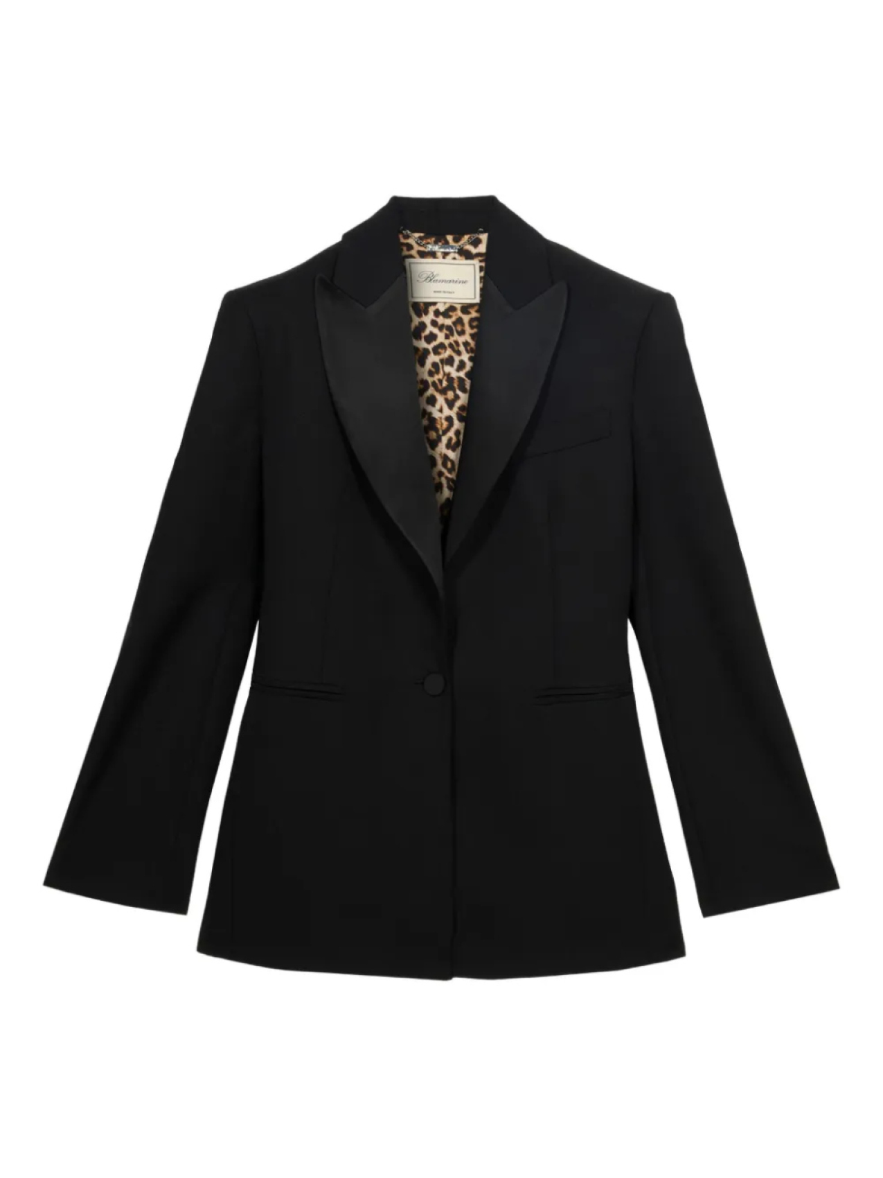 

Однобортный пиджак Blumarine, черный