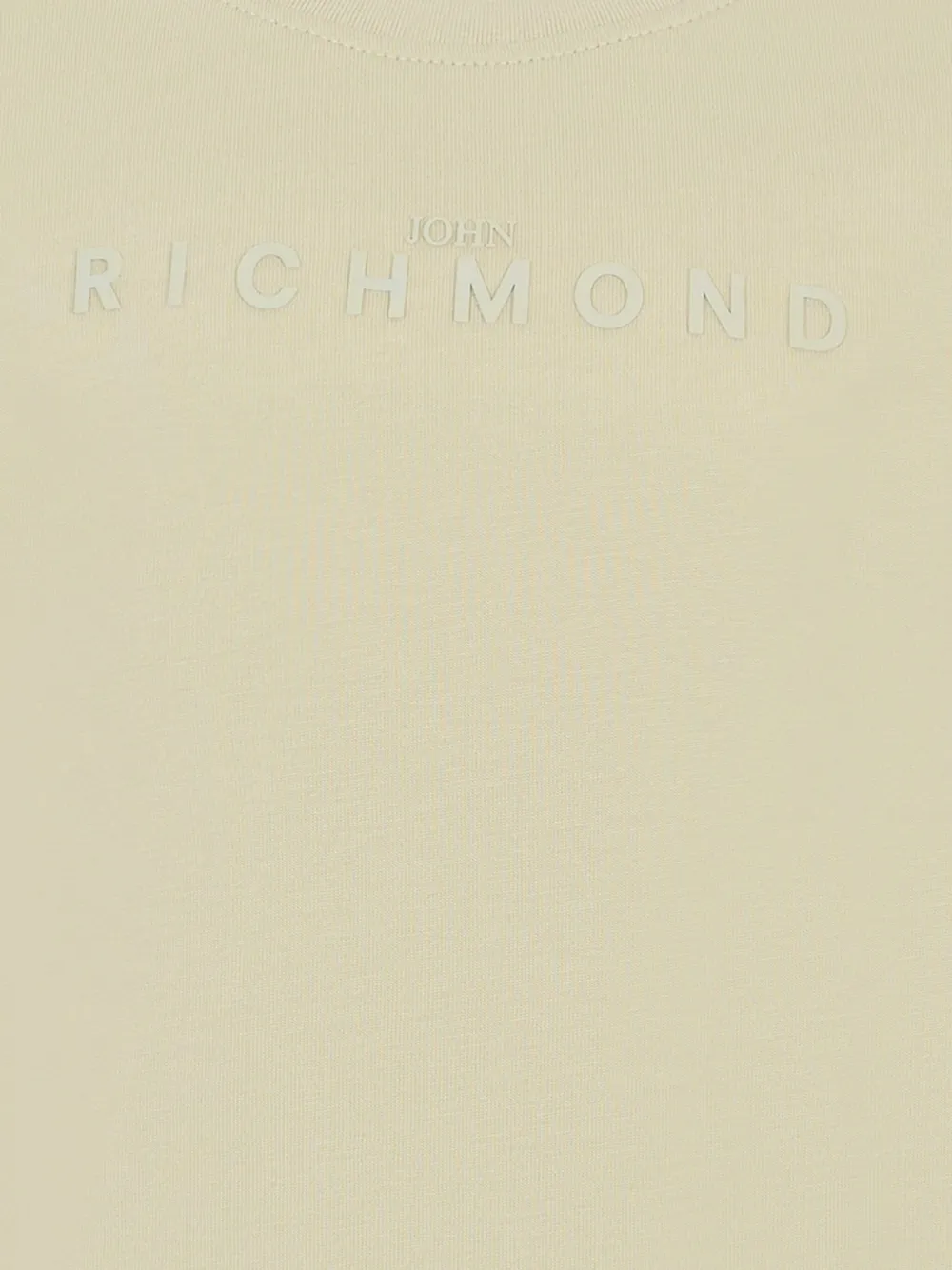 Футболка из хлопка с логотипом John Richmond Junior, нейтральный — фото 3