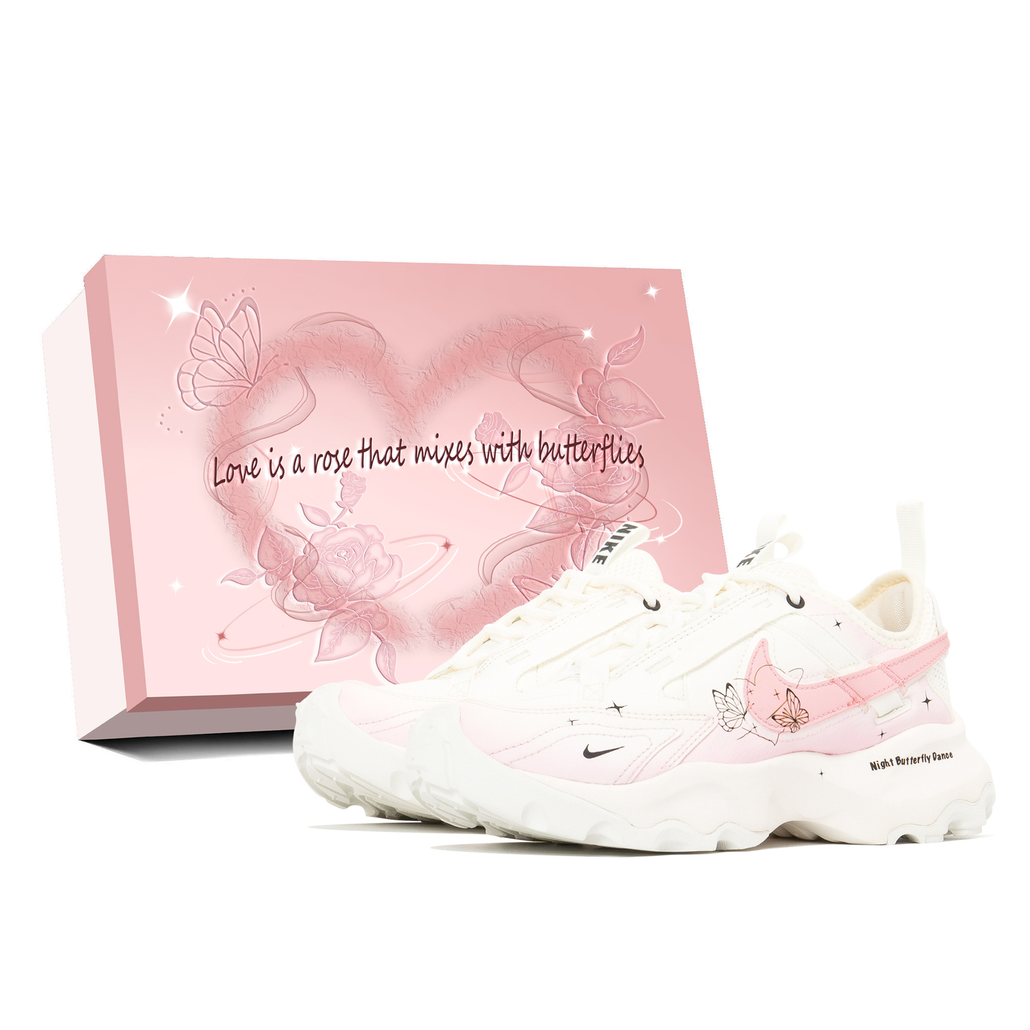 Nike Женские повседневные туфли TC 7900 с тройной лабораторной устойчивостью к истиранию, дышащие, низкие, бело-розовые, цвет White Pink