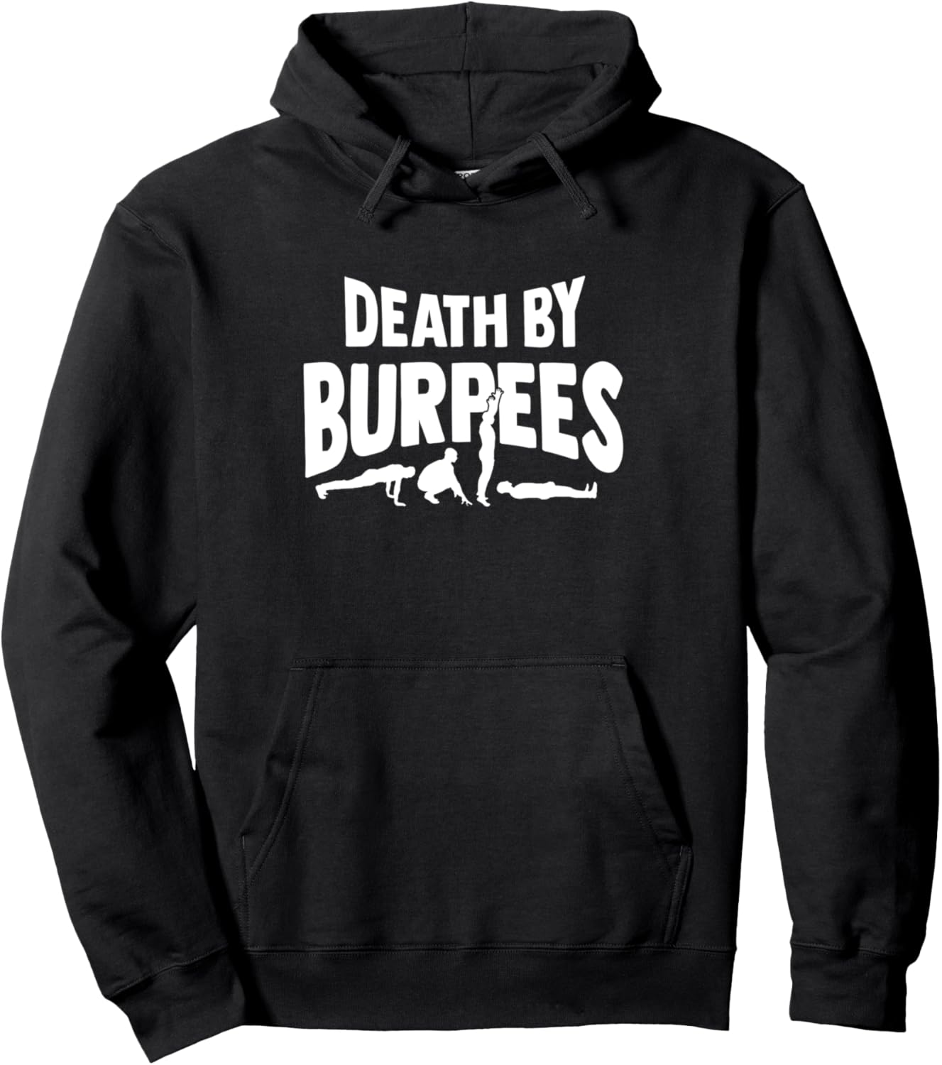 

Разработано для кардиотренировок компанией Death by Burpees. Худи Burpees Excercise Design, черный