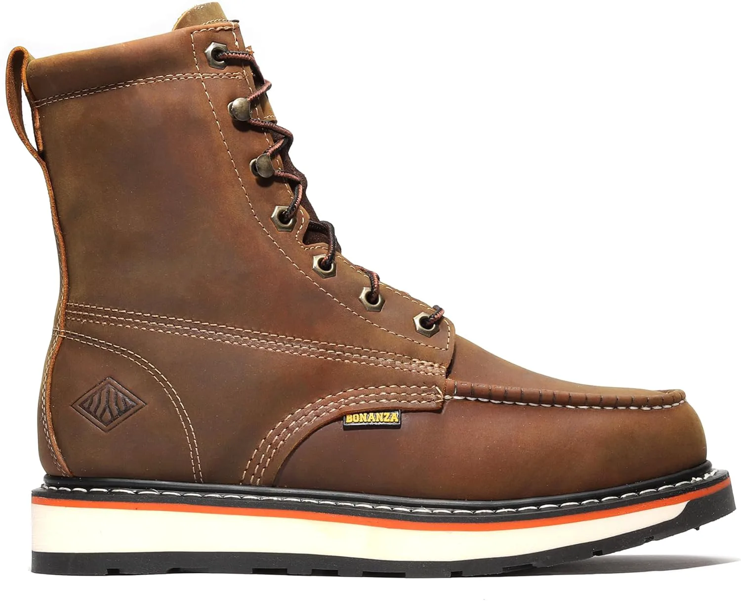 

Рабочие ботинки Bonanza Boots FRONTIER DUAL 8 для мужчин с носком-мокасином, коричневый