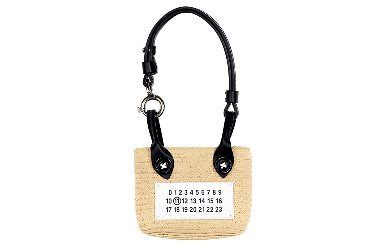 

Maison Margiela Сумка женская мини желтая из целлюлозной ткани