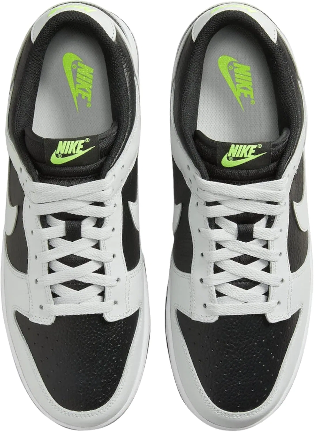 Кроссовки мужские Nike Dunk Low, цвет Black/Photon Dust/Volt/White — фото 4