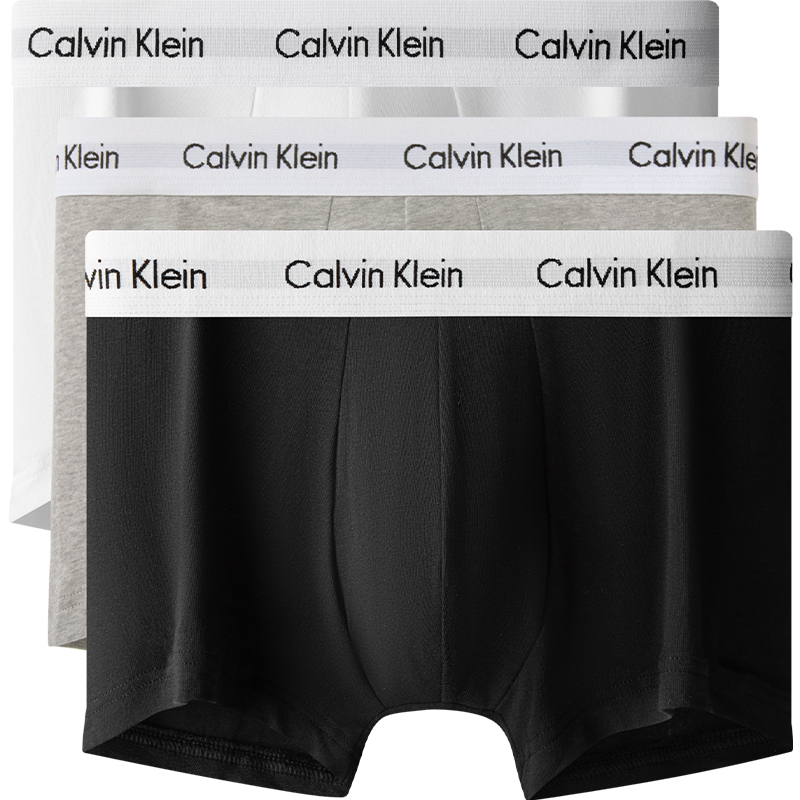 Calvin Klein Трусы Мужские 3 Штуки, 2 Упаковки (Черный/Белый/Серый) — фото 3