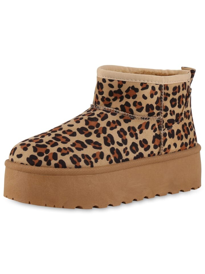 Ботильоны VAN HILL Winter Boots Emma, цвет Hellbraun Leo